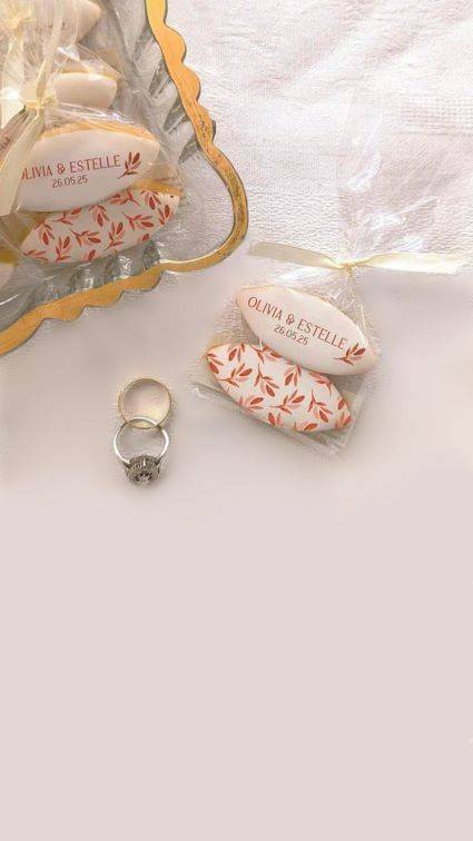 calissons et biscuits mariage pour cadeaux invités personnalisés et originaux