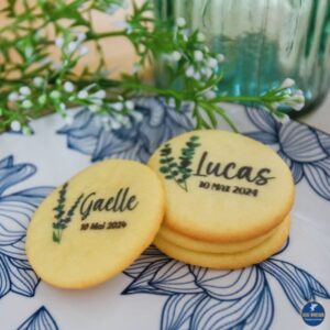 biscuits-personnalisés-mariage impression sur biscuit pour mariage
