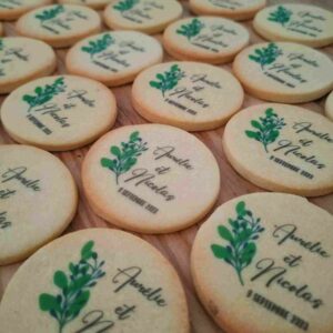 Biscuit imprimé pour des cadeaux personnalisés