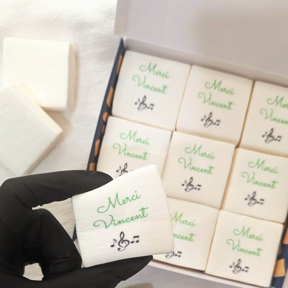 Coffret 9 Guimauves personnalisées - Téléchargez votre image