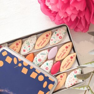 coffret calissons cadeau maman personnalisé