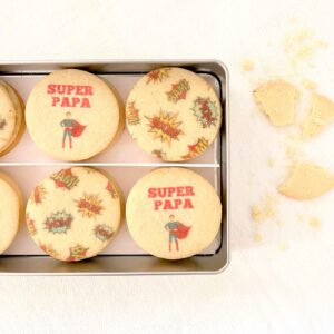 Biscuits sablés personnalisés pour coffret cadeau homme fête des pères