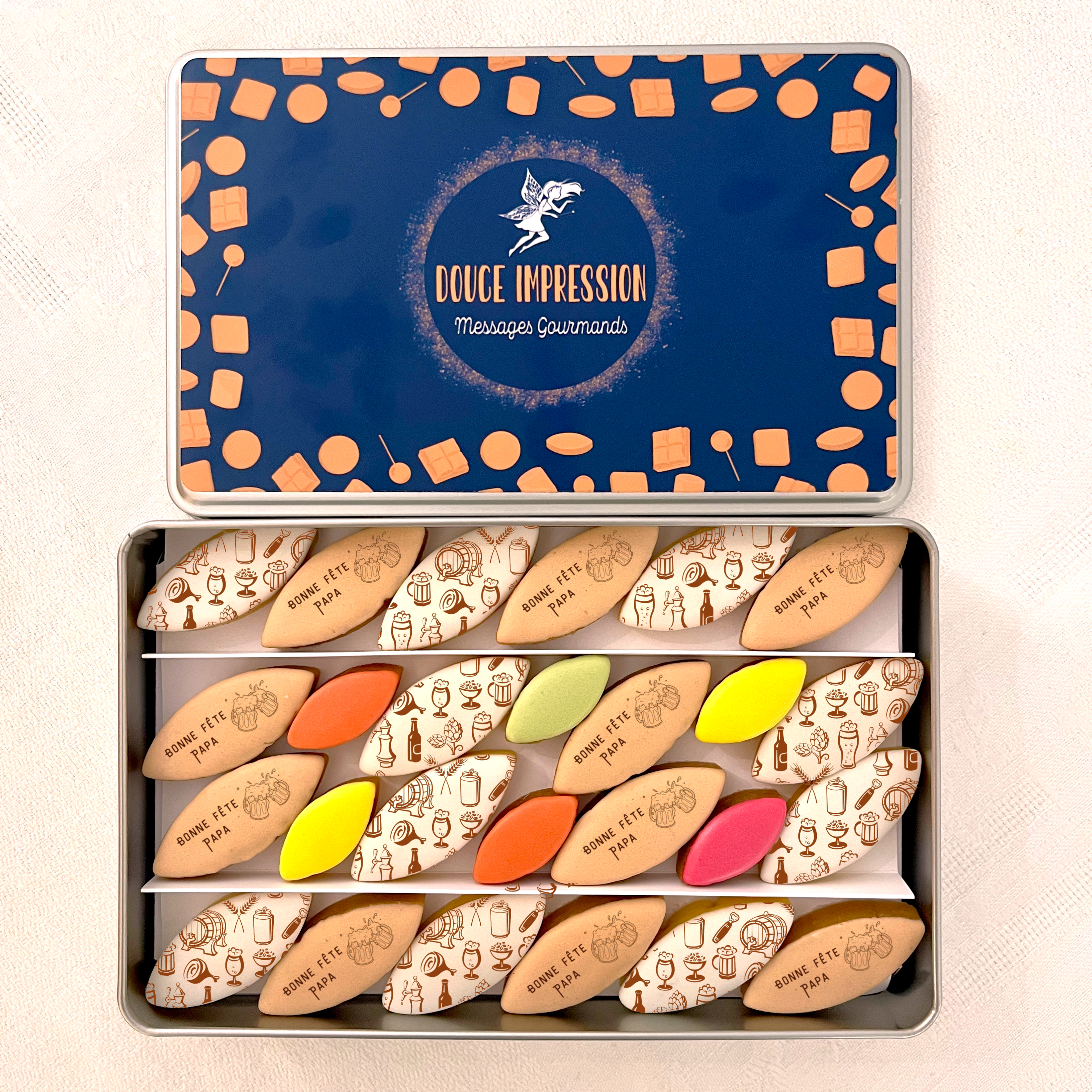 calissons anniversaire papa ou fete des peres