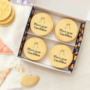 Coffret de 12 biscuits - Merci pour l'invitation – Image 1