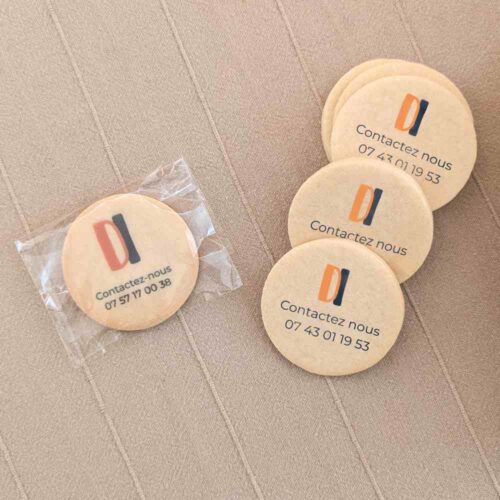 biscuits-cadeau-client Cadeau client original avec biscuits décorés