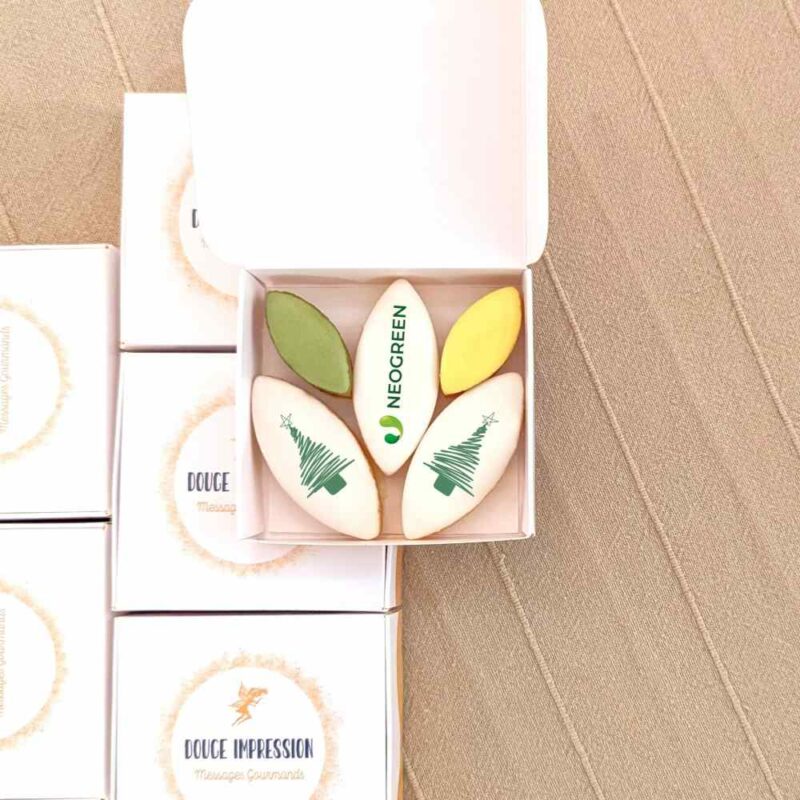 calissons-personnalisés-cadeau-fin-annee-entreprise Calissons personnalisés noel