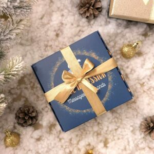 coffret personnalisé pour noel idée cadeau original Coffret de Noël personnalisé avec message