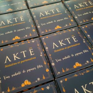 Cadeau calissons personnalisés et chocolats pour entreprise – Image 2