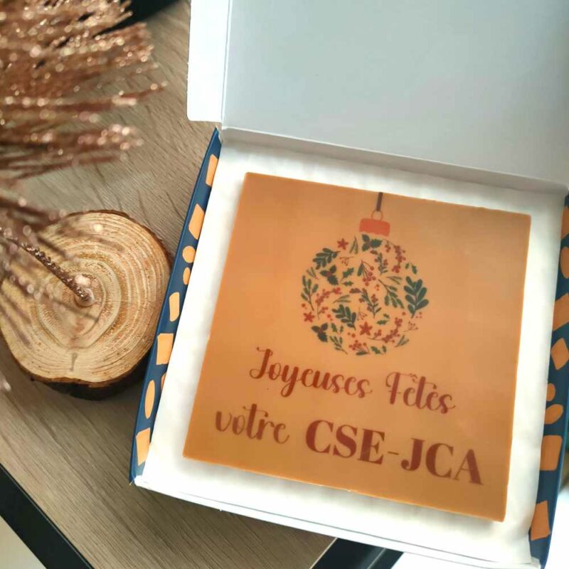 tablette-chocolat-personnalisable Cadeaux d'entreprise personnalisés Noël