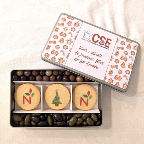 coffret fin d'annee entreprise biscuits personnalisés coffret fin d'annee entreprise biscuits personnalisés