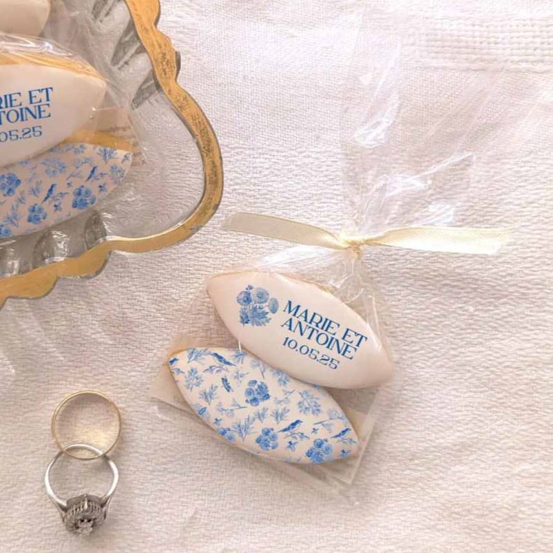 Calissons personnalisés - Mariage Chic