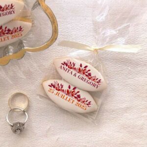 calissons personnalisés pour cadeau de mariage