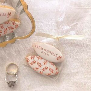 Calissons personnalisés - Mariage Terracotta – Image 1