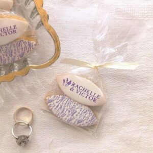 Calissons personnalisés - Mariage Lavande – Image 1