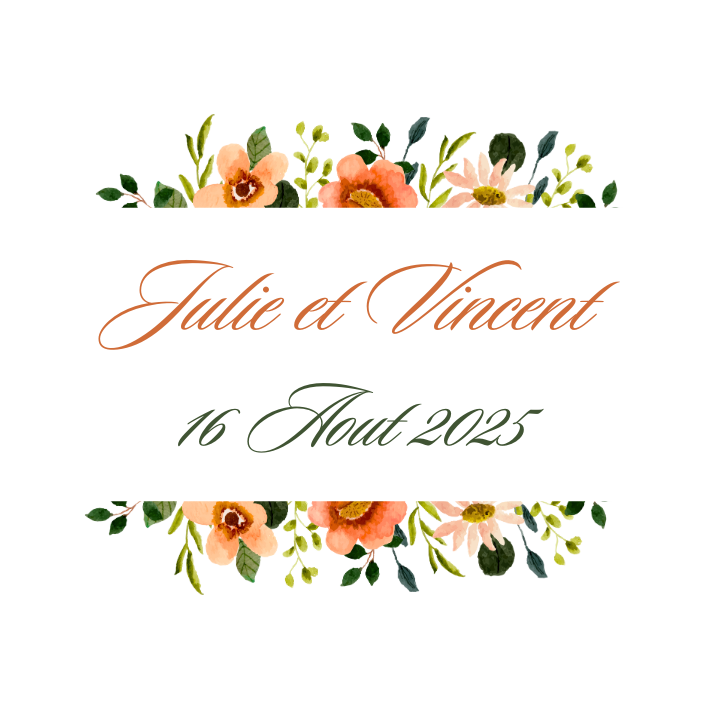 cadeau invité personnalisés pour le theme floral