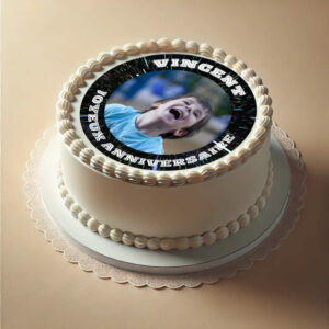 Décor en sucre rond Star Wars avec impression personnalisée