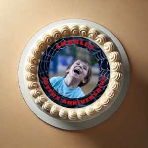 Photo pour gâteau super-héros avec motif Spiderman