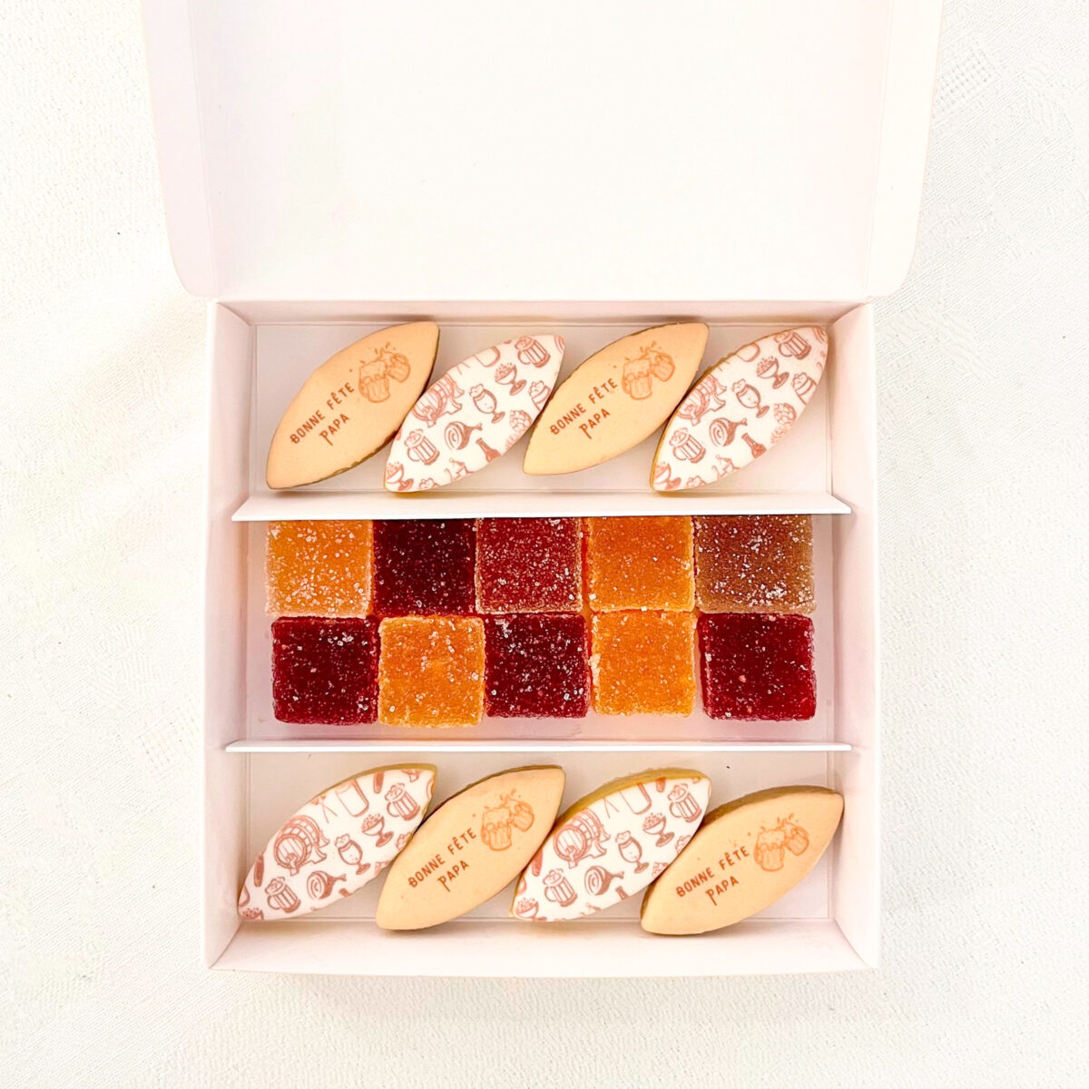 Pâtes de fruits artisanales pour coffret cadeau homme gourmand fête des pères