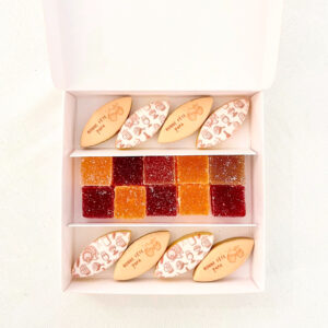 Pâtes de fruits artisanales pour coffret cadeau homme gourmand fête des pères