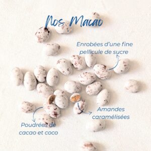 amandes macao cacao coco cadeau gourmand