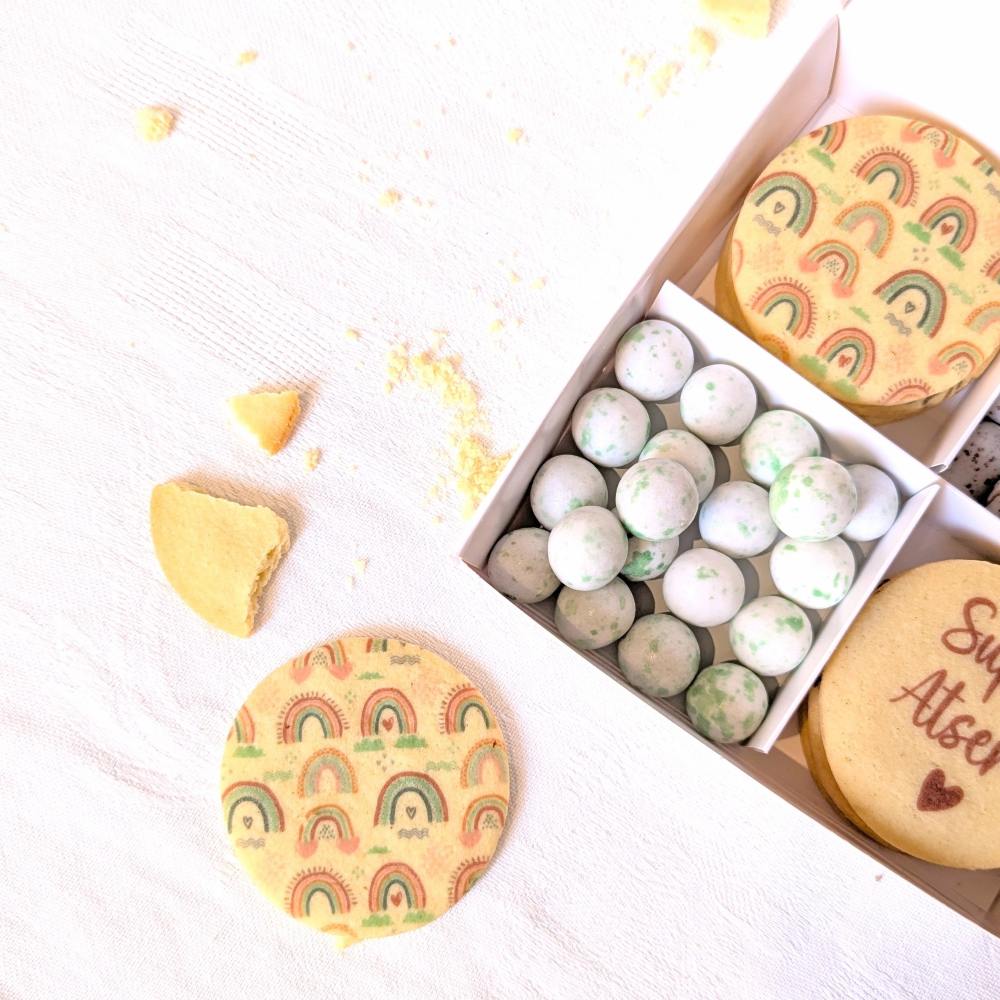 Biscuit merci maîtresse personnalisé pour cadeau fin d'année