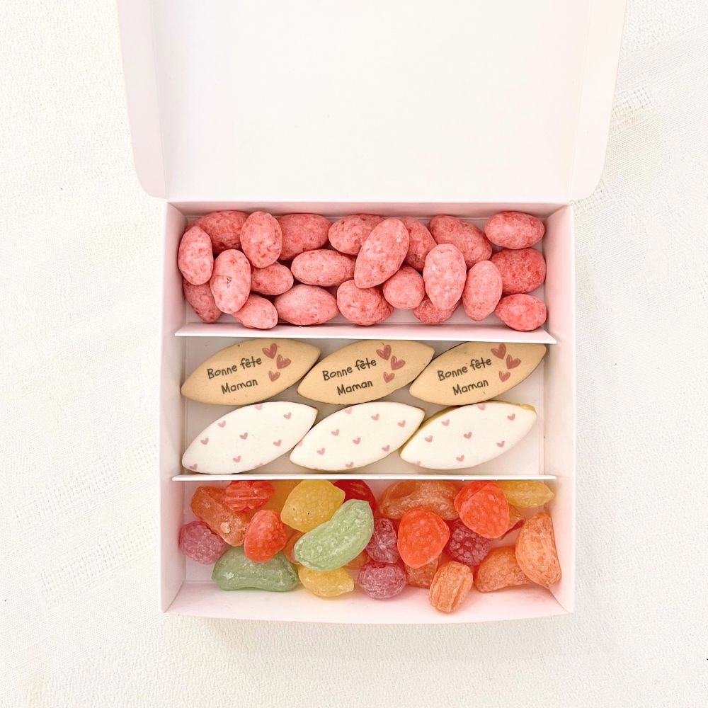 coffret gourmand personnalisé calissons bonbons pralines