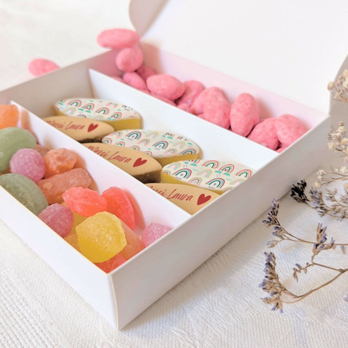 Bonbons anciens artisanaux pour coffret merci maîtresse gourmand