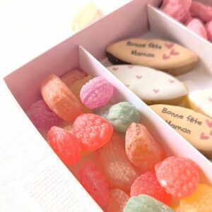 coffret calissons personnalisés fête des mères