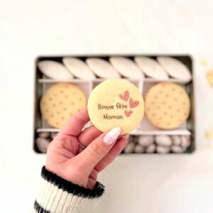 biscuits message coffret maman joyeux