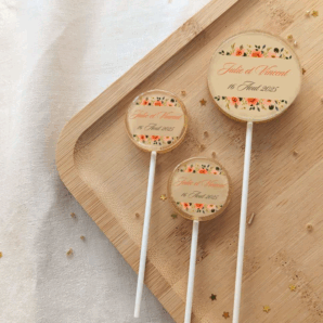 Sucettes personnalisées thème floral Sucettes personnalisées thème floral