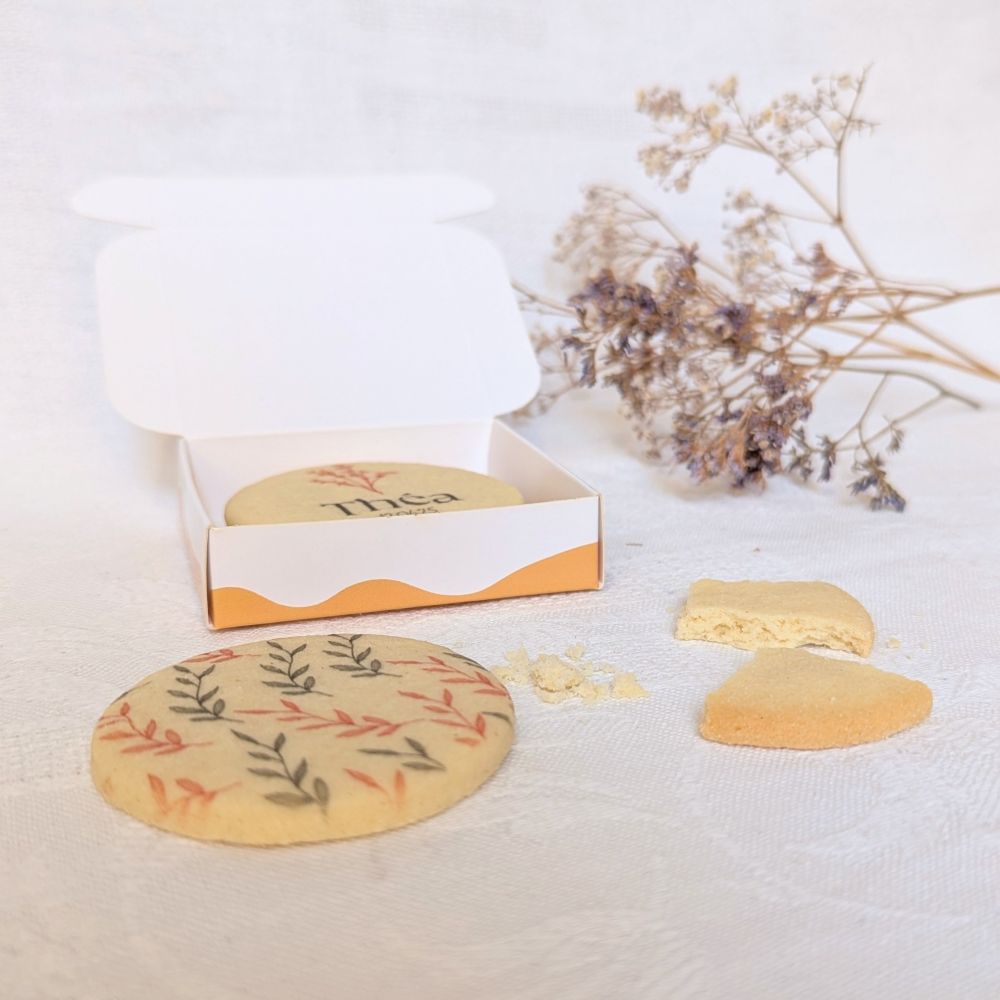 boîte biscuit communion fille motif colombe