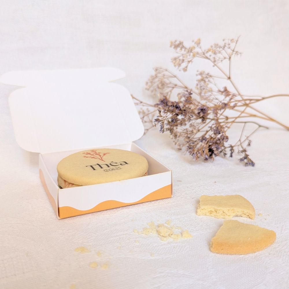 boîte de biscuits personnalisés communion