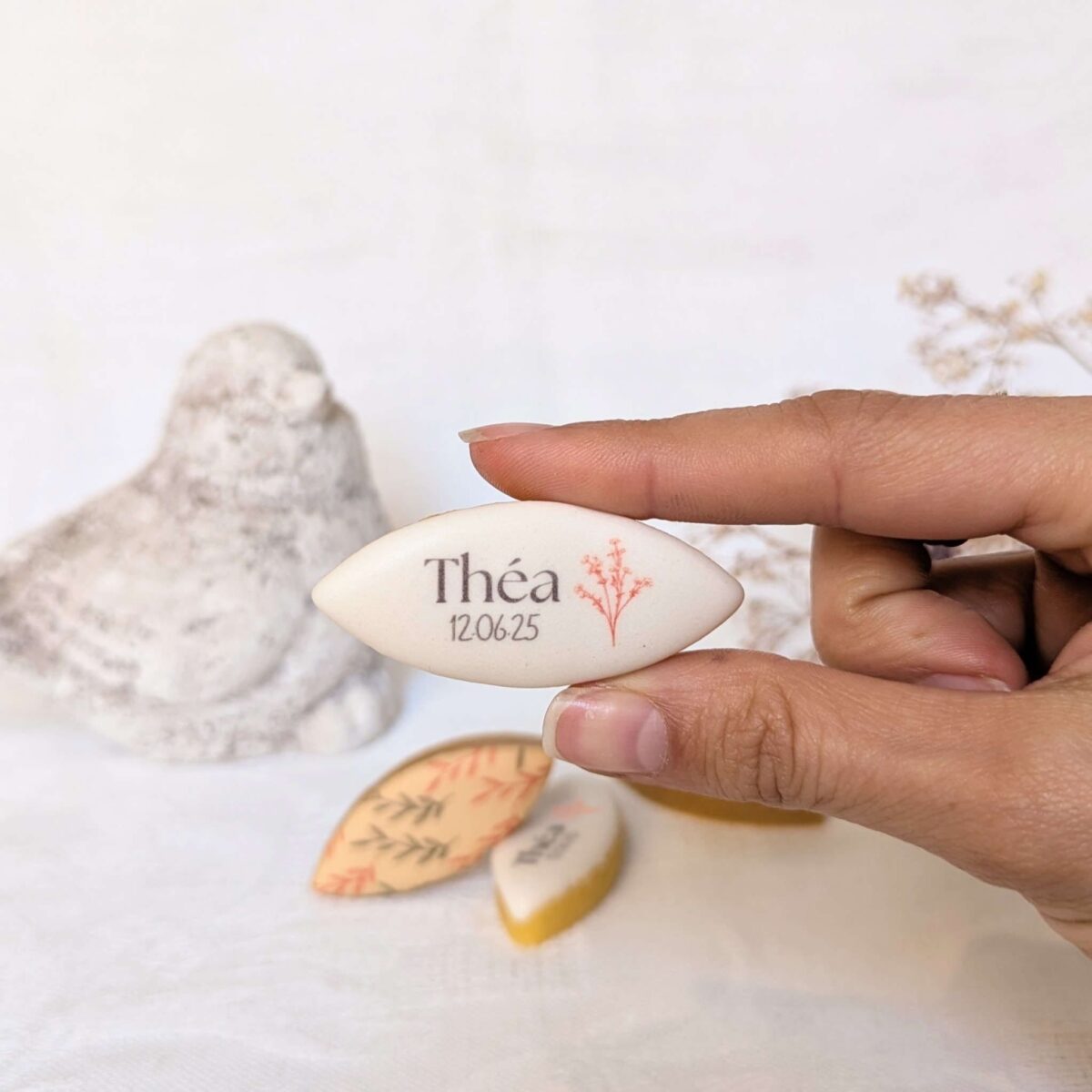 Sachet de 2 calissons d'Aix parfait pour un baptême