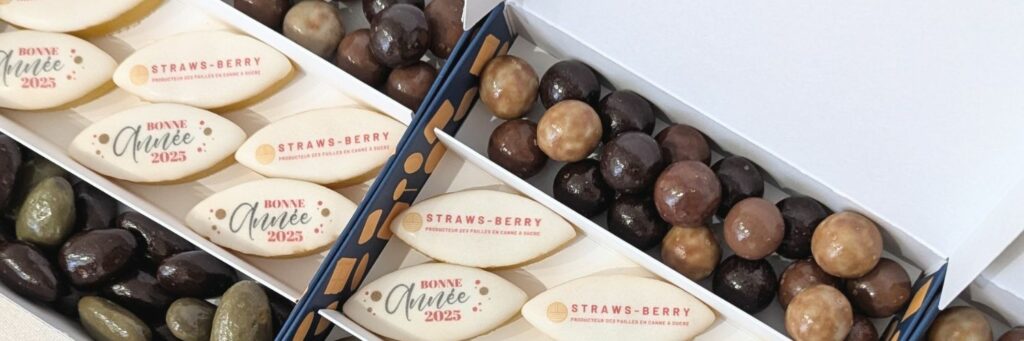 Straws berry mise sur le gourmand pour ses cadeaux de Noël d’entreprise