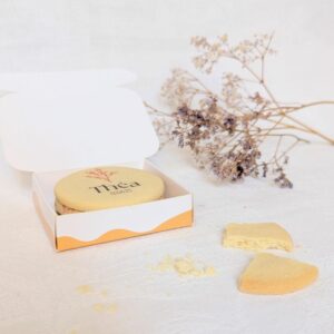 boîte biscuits baptême alternative dragées