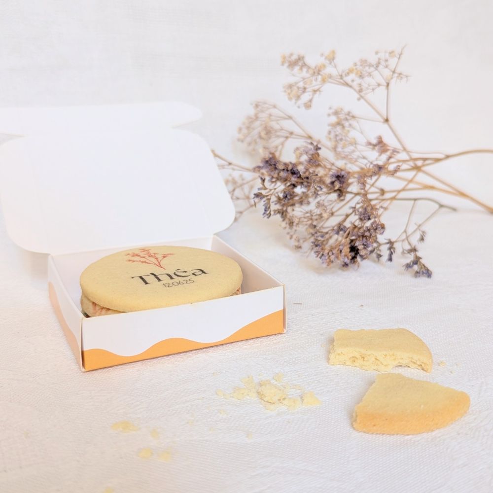 boîte biscuits baptême alternative dragées