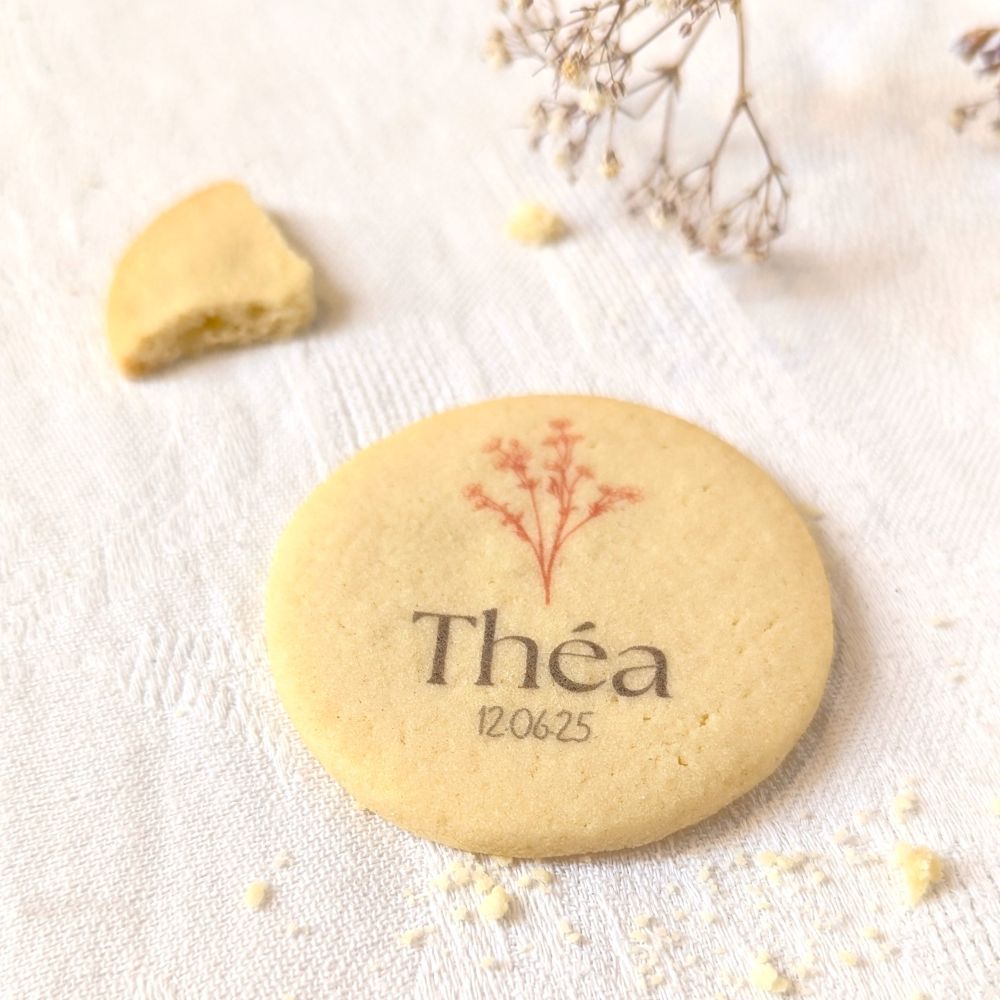 boîte personnalisée biscuits baptême fille garçon