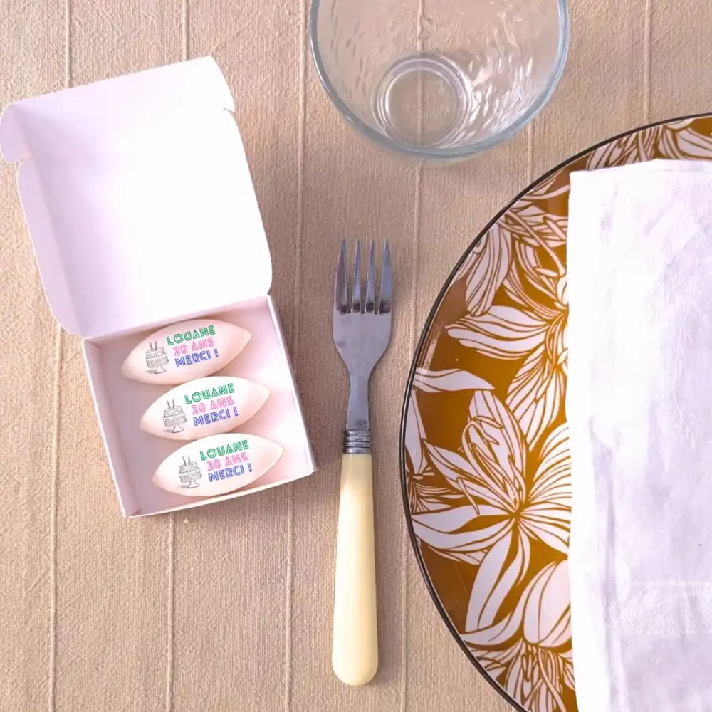 calisson cadeau remerciement anniversaire