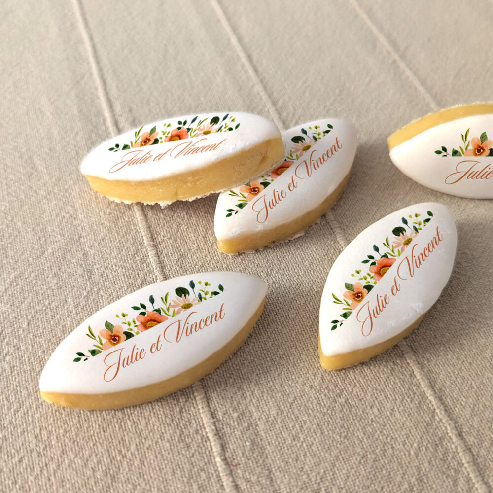 Calisson personnalisé pour mariage provence