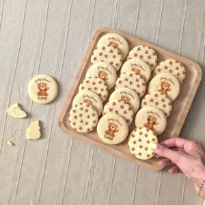 biscuit baby shower personnalisé avec prénom