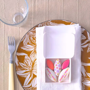 cadeau invité mariage fait main calisson personnalisé