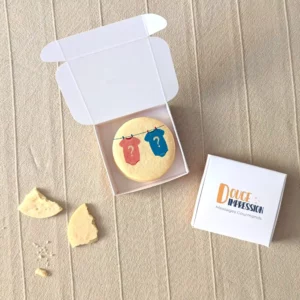 biscuit personnalisé gender reveal