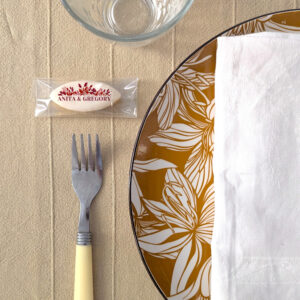 Calisson personnalisé pour mariage champêtre