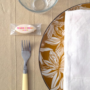 Calisson personnalisé pour mariage champêtre