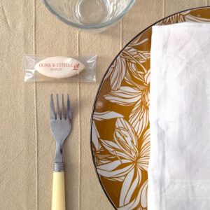 Calisson personnalisé pour mariage floral