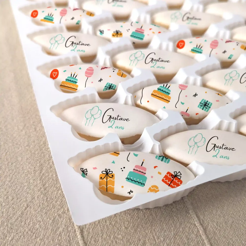 calisson personnalisé cadeau invité anniversaire