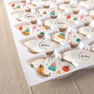 calisson personnalisé cadeau invité anniversaire