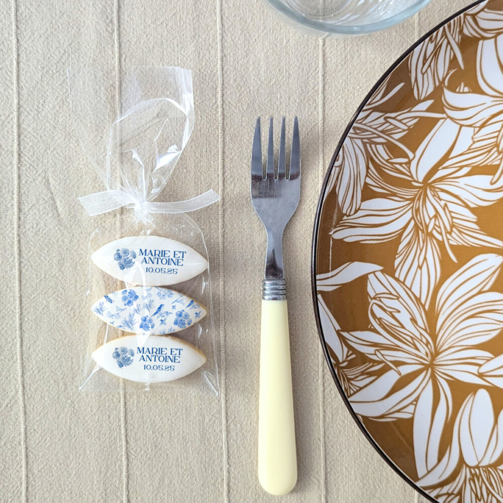 Calisson personnalisé pour mariage champêtre