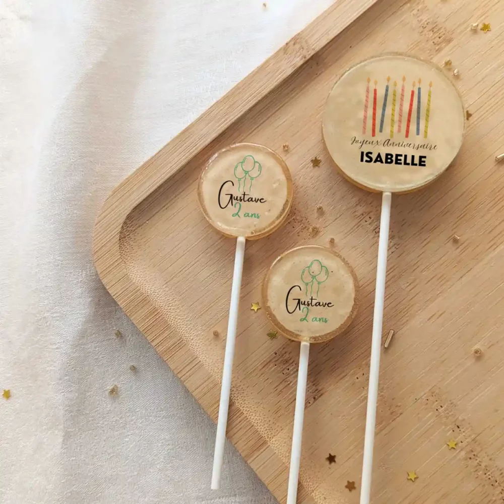 sucette personnalisée cadeau invité anniversaire