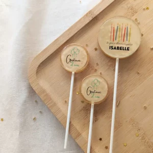 sucette personnalisée cadeau invité anniversaire